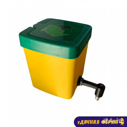 Поилка ниппельная для кроликов с бачком