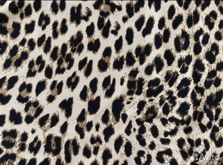 Платье леопардовое