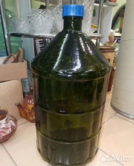 Бутылки Темно зелёные Толстостенные Стеклянные 20л