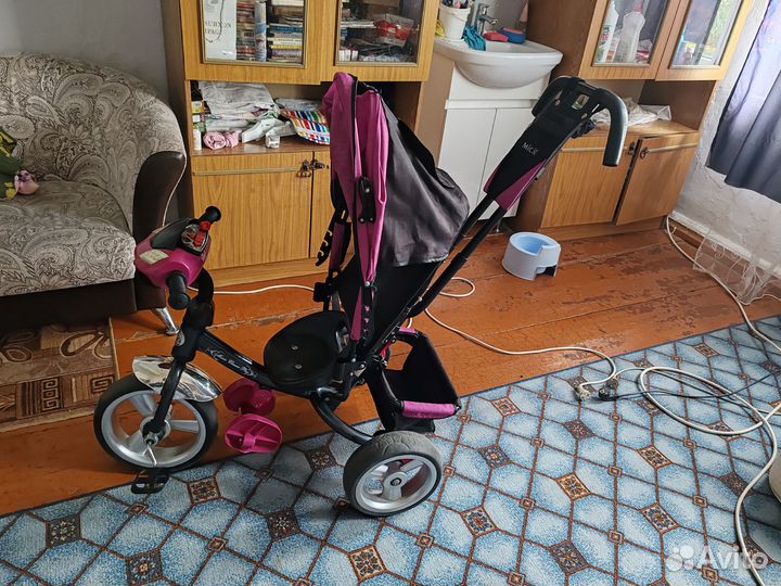 Детский велосипед коляска