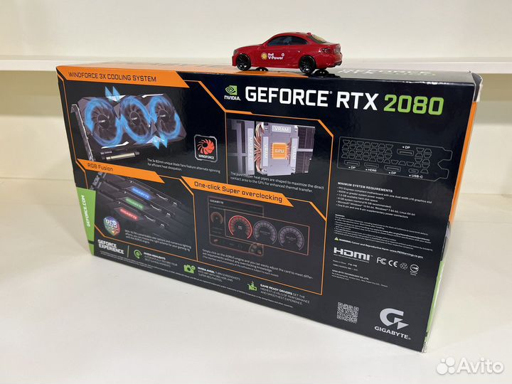 Видеокарта RTX 2080 Gigabyte Gaming OC 8gb