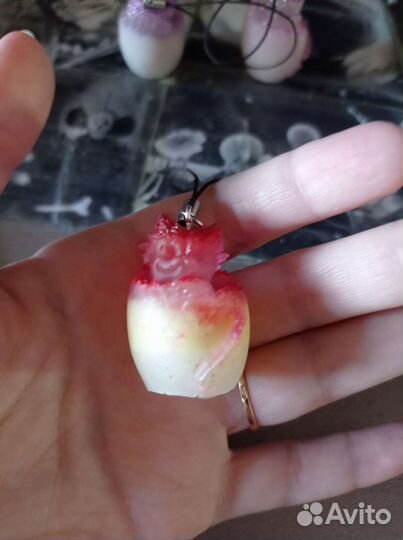 Драконы из эпоксидной смолы брелки