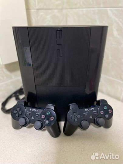 70 игр PS3 Super Slim 500GB-онлайн