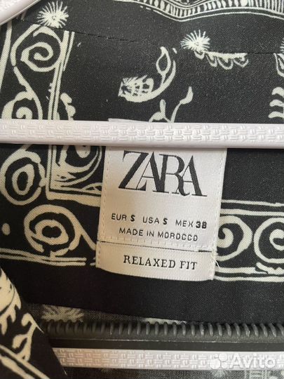 Рубашка мужская летняя zara S