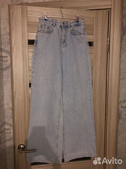 Джинсы широкие Stradivarius 34