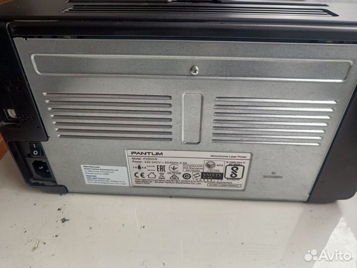 Принтер Pantum P2500W на запчасти/под ремонт