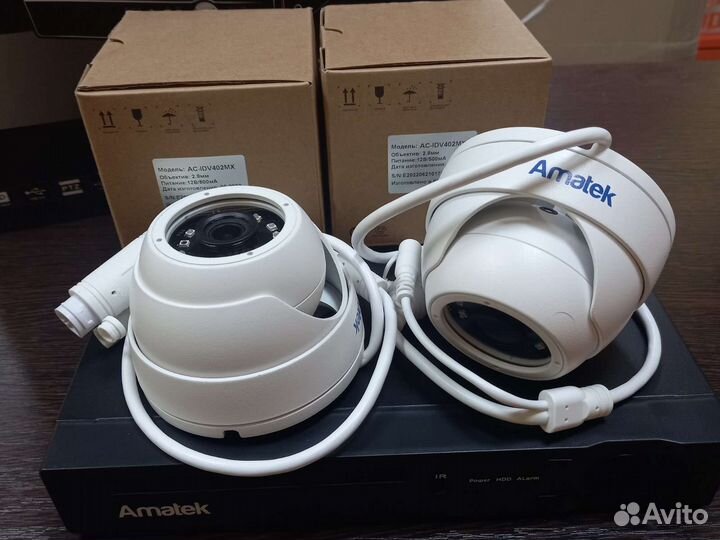 Комплект видеонаблюдения на 4 IP камеры