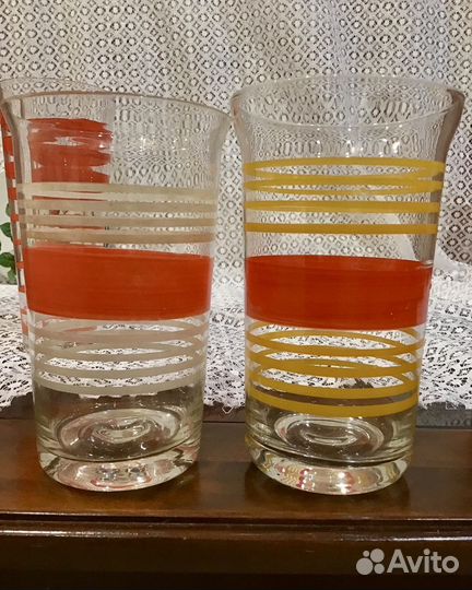 Стаканы СССР серпантин спираль