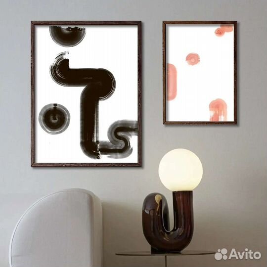 Абстрактные постеры в скандинавском стиле