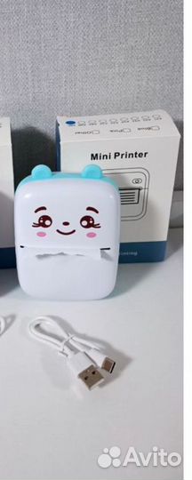 Мини принтер для фото, этикеток