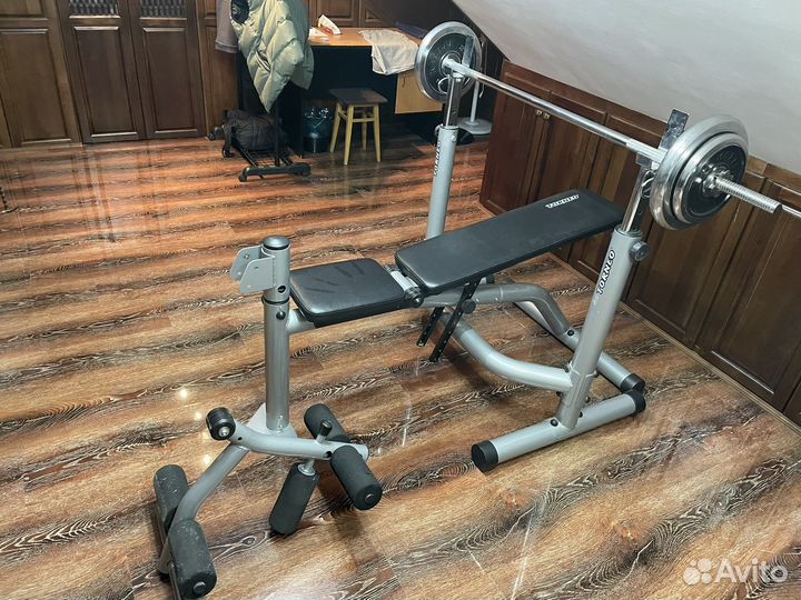 Скамья для жима со стойками, пресса Torneo