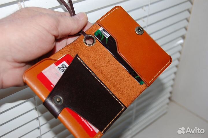 Картхолдер ручная работа (нат.кожа)