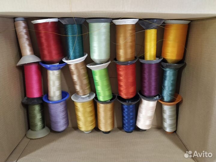 Нитки швейные бабины