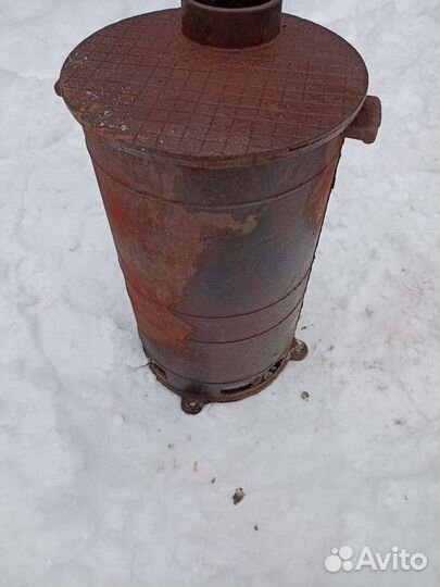 Печь буржуйка чугунная СССР