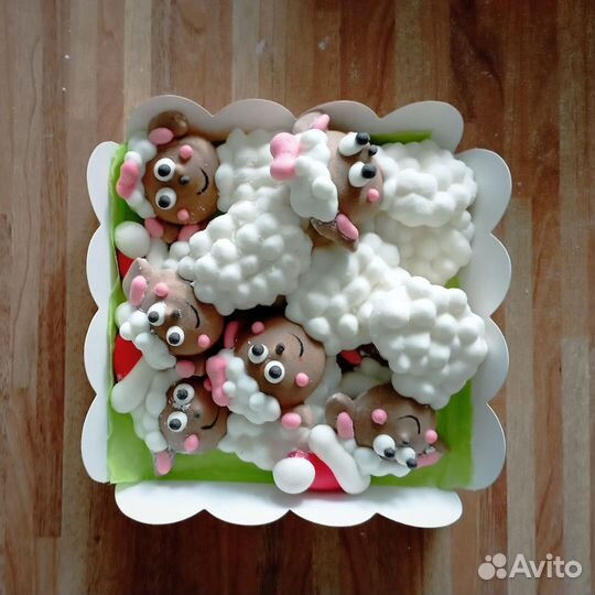 Коробка Маршмеллоу сладкий подарок