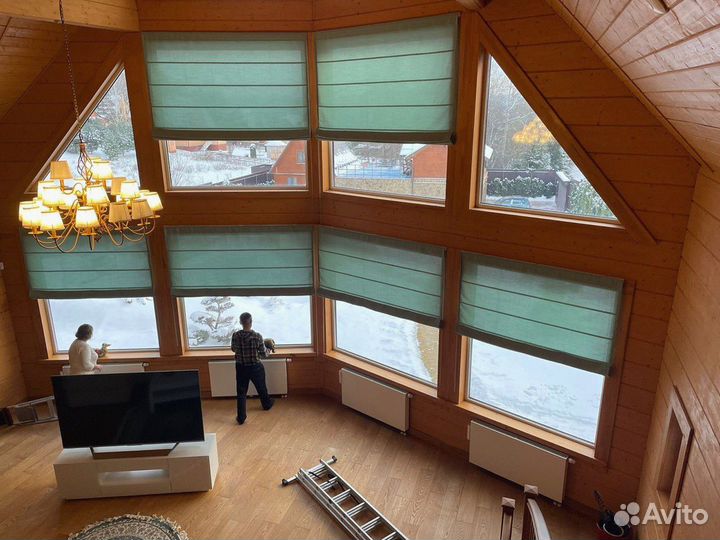 Светлые шторы