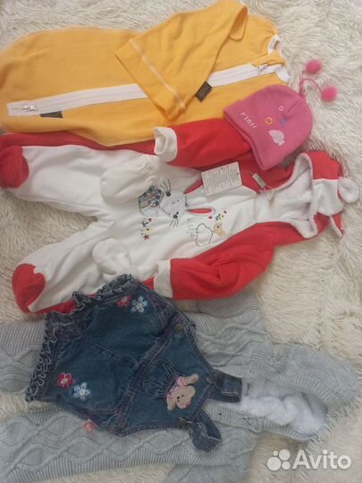Детские вещи пакетом на девочку 4-6 месяцев