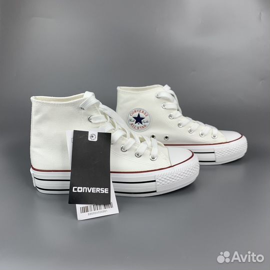 Кеды Converse All Star Platform белые