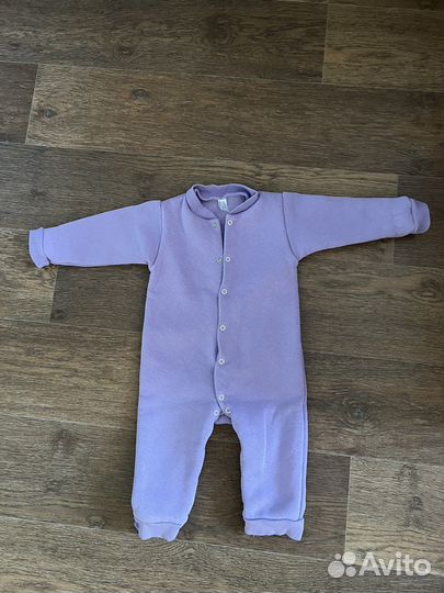 Комбинезон с начесом 74-80