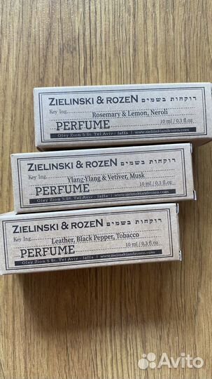 3 штуки парфюм духи Zielinski&Rozen Zelinski