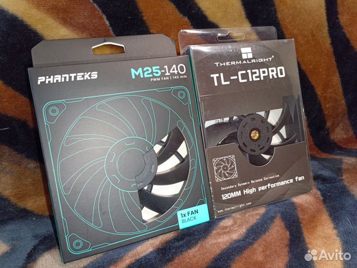 Вентилятоы Thermalright TL-C12-PRO, phanteks M25 B