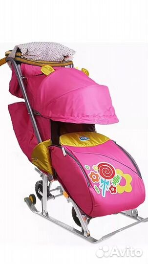 Детские Санки Коляска Ника детям 7