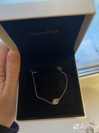 Браслет и кольцо Pandora