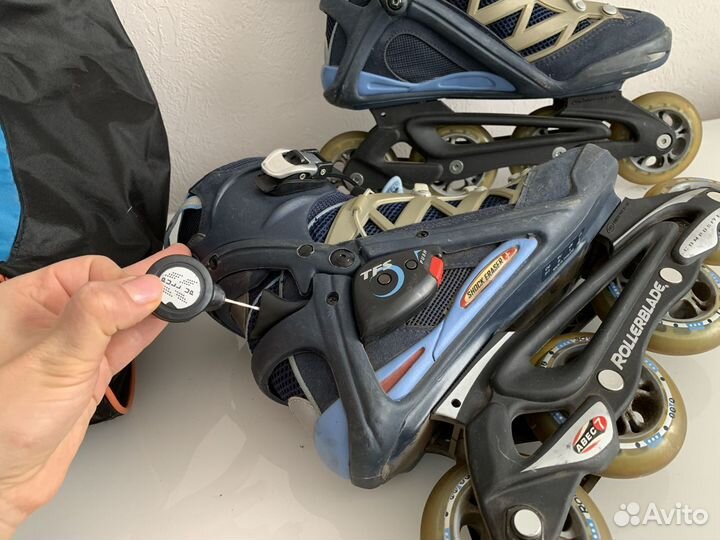 Ролики rollerblade training aero 7w 39 размер