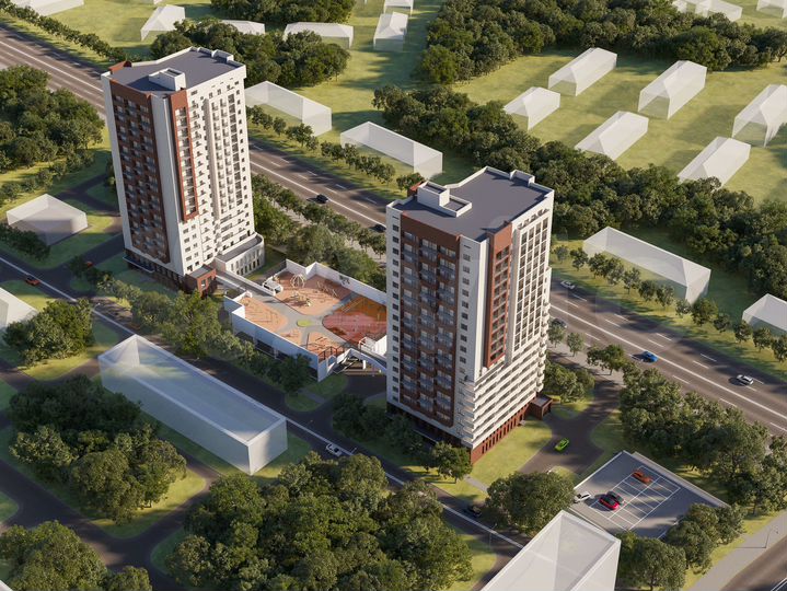1-к. квартира, 50,2 м², 7/21 эт.