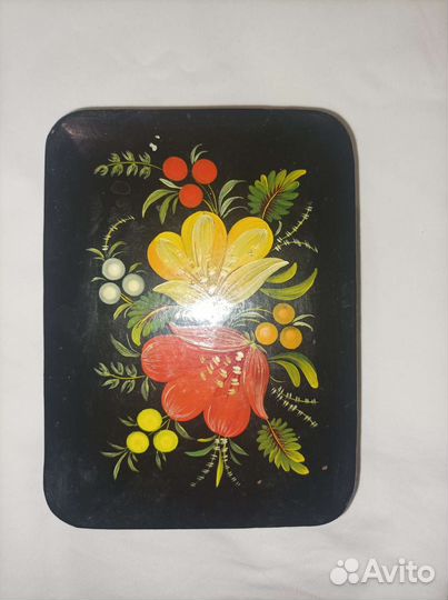 Шкатулка жостовская роспись