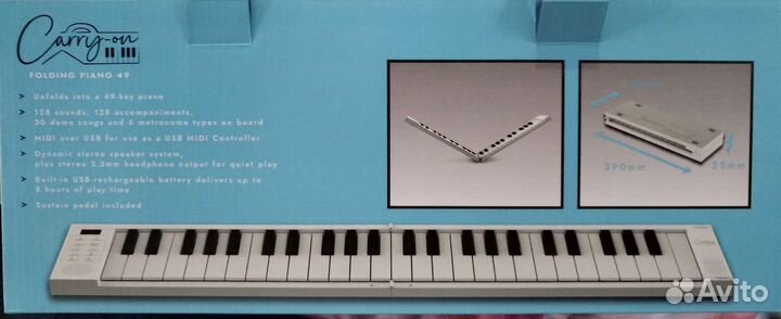 Цифровое пианино Carry on folding 49