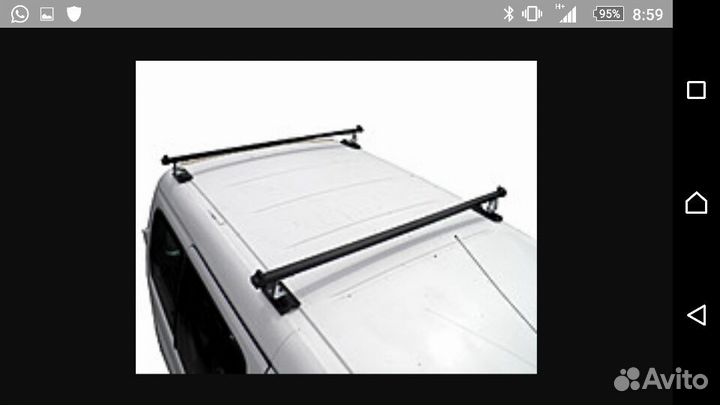 Багажник на крышу Peugeot Partner Tepee с 2008