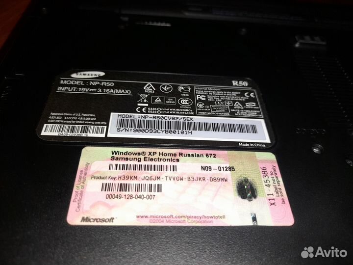 Ноутбук Samsung NP-R50 (б/у, но как новый)