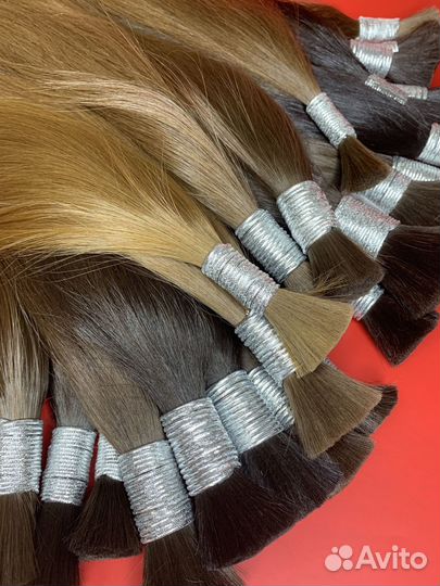 Детские волосы некрашеные, 40см