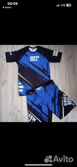 Рашгард и шорты green hill