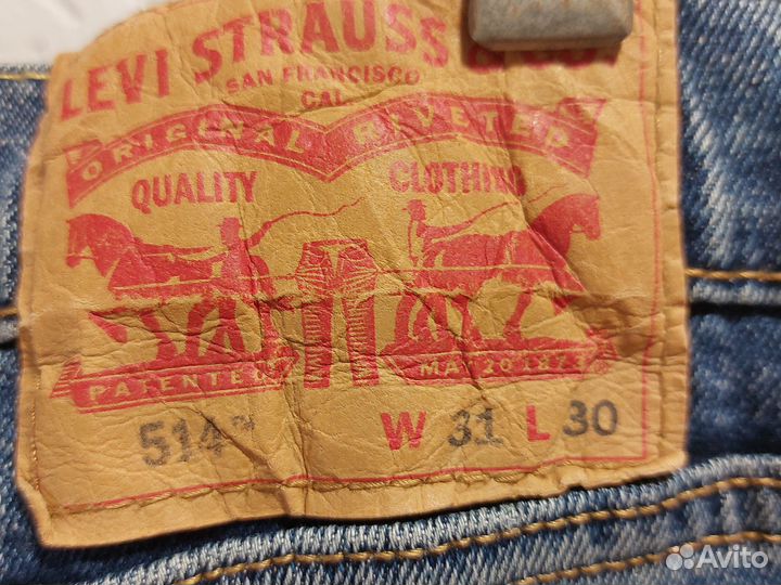 Джинсы levis 514 31 30
