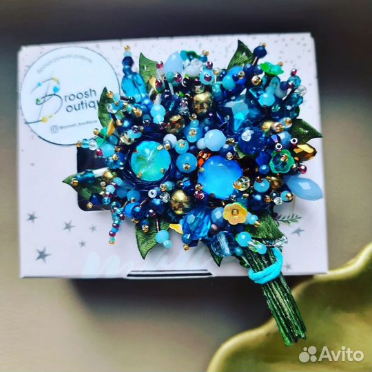 Брошь ручной работы
