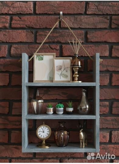 Полка настенная деревянная