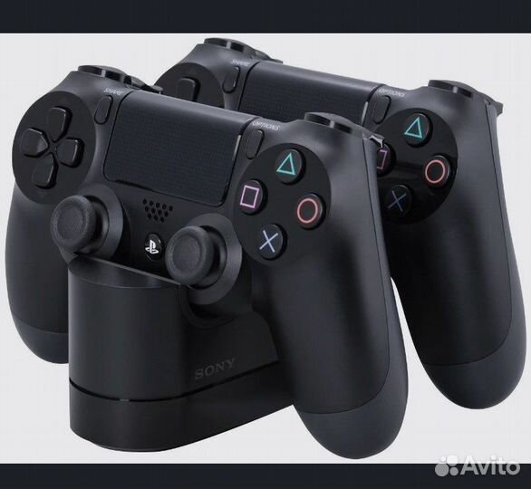 Зарядная станция Sony для 2-х геймпадов PS4