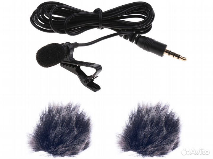 Ветрозащита мех на микрофоны и рекордеры