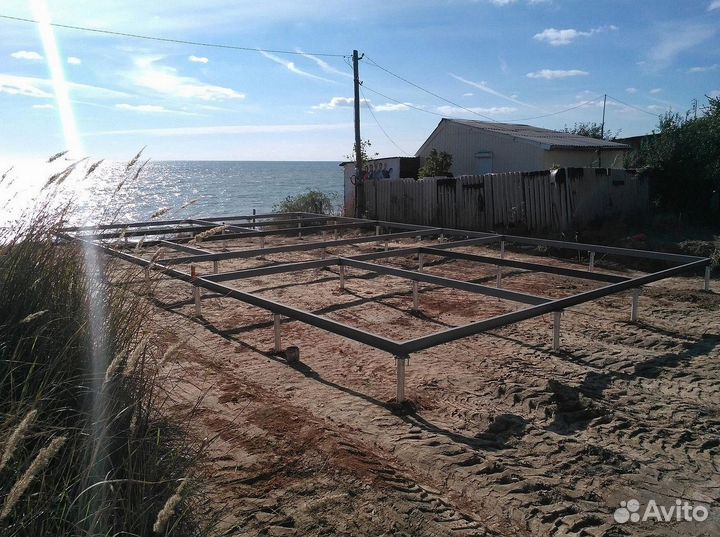 Винтовые сваи с монтажом