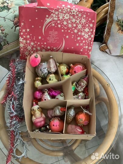 Елочные игрушки СССР