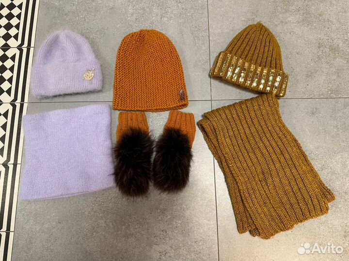 Шапка зимняя женская