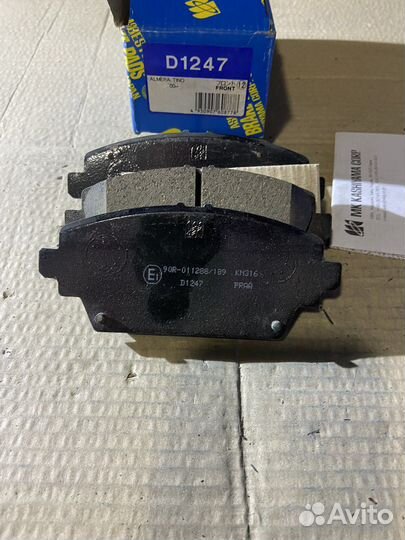 Колодки перед Nissan Primera, /Nissan Tino