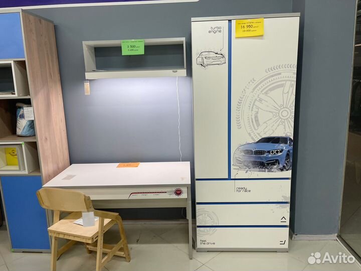 Дизайнеский детский шкаф выставочный обазец