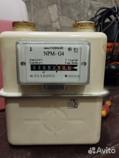 Газовый счетчик NPM G4 левый 23г