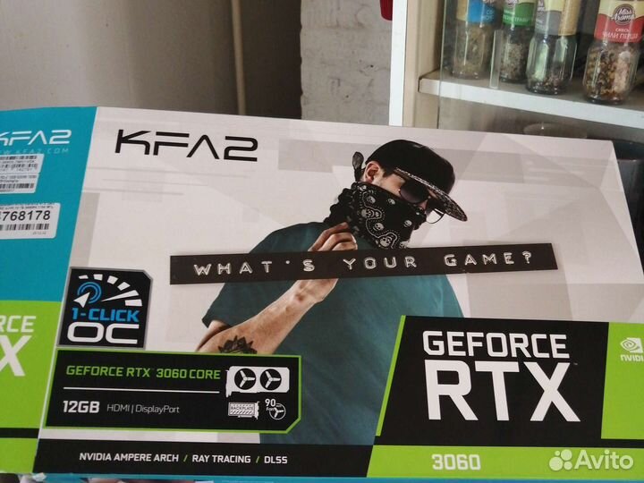 Видеокарта RTX 3060 12 гб