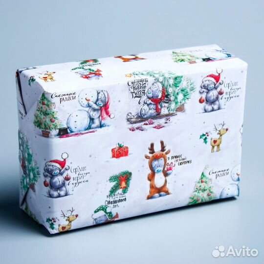 Бумага упаковочная, 70х100 см - 2 листа