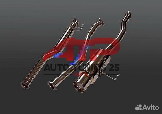 Выхлопная трасса - Honda Civic 63мм EX 2001-2005 2