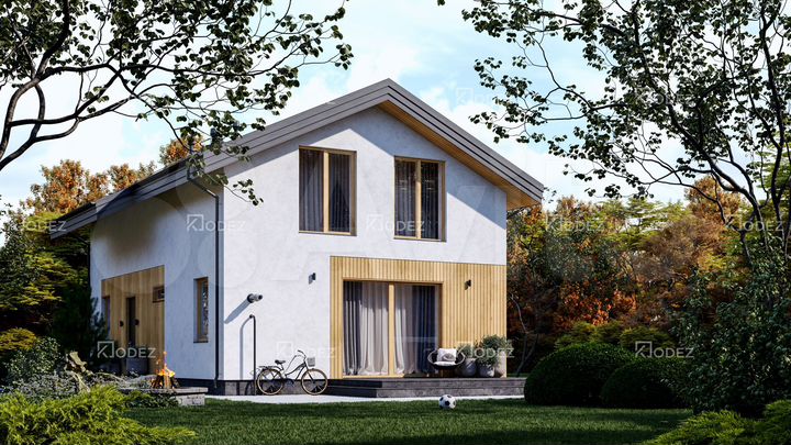 Дом 176,8 м² на участке 13 сот.